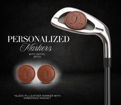 CybGene gold-accent golf balls closeup highlighting plated finish for durable visual pop