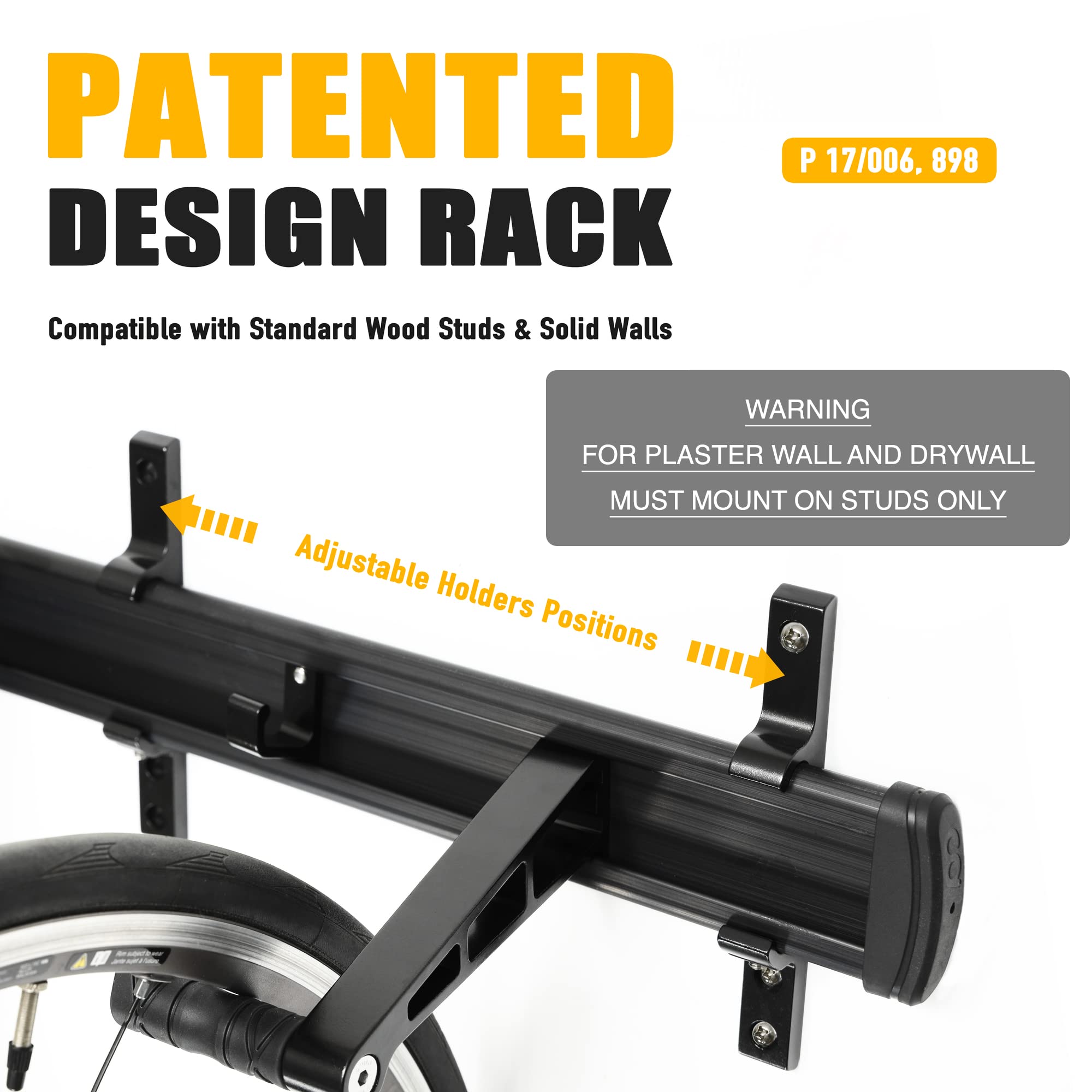 CyclingDeal close-up of rubber-coated hook protecting rims and finish