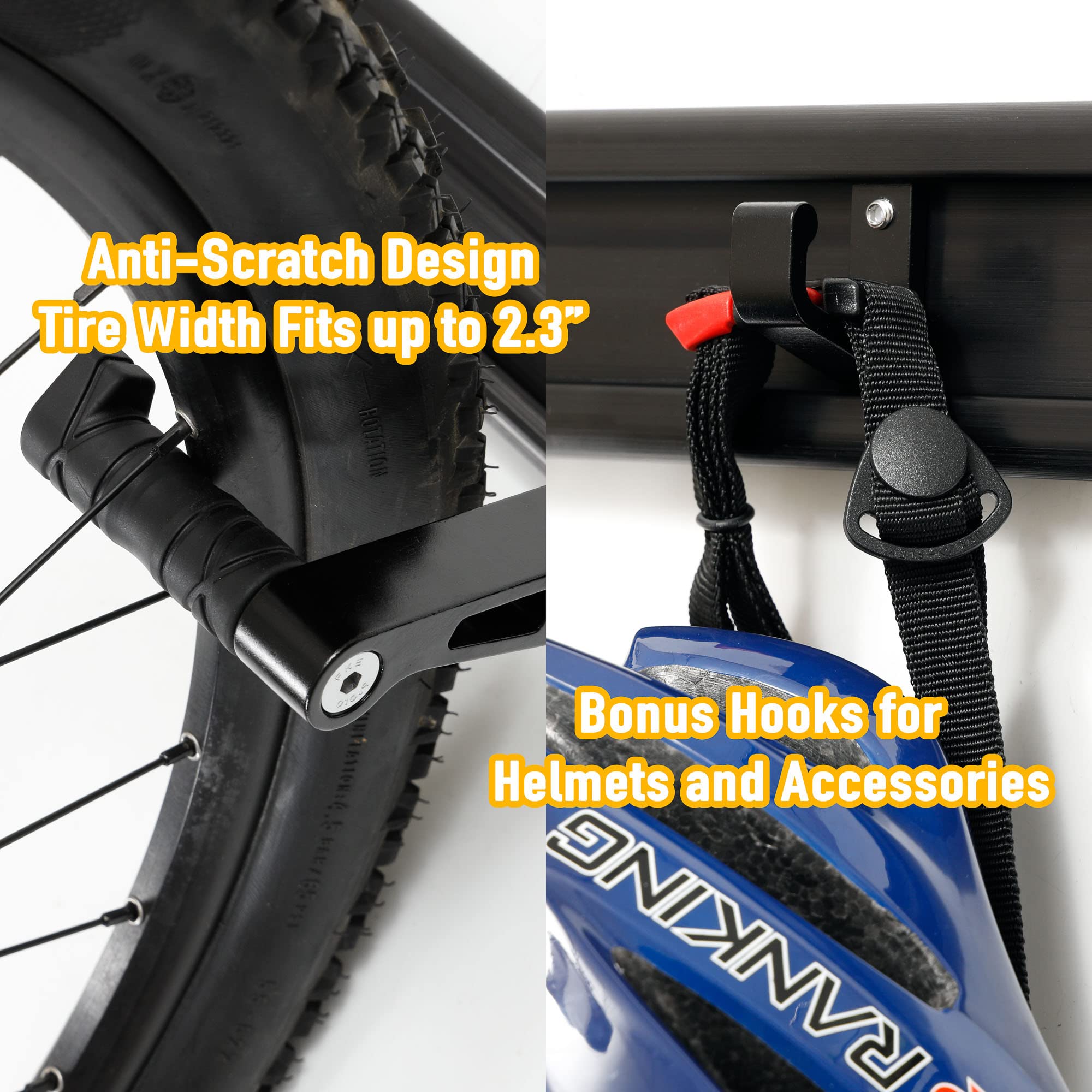CyclingDeal side profile with 29-inch MTB demonstrating wheel compatibility