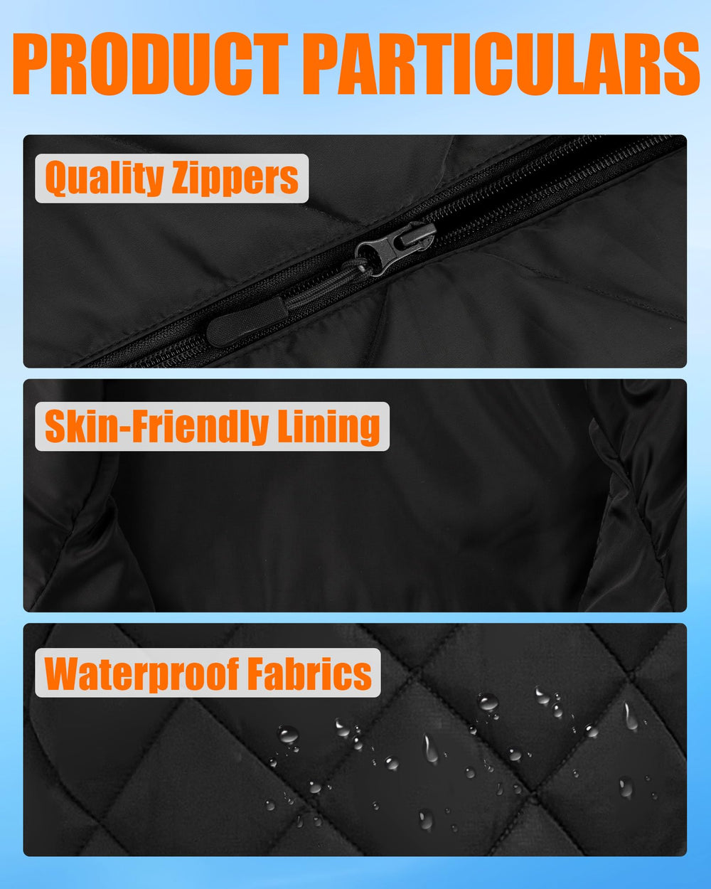 CYCYHEAT neck heating zone detail highlighting rapid warmth and comfort