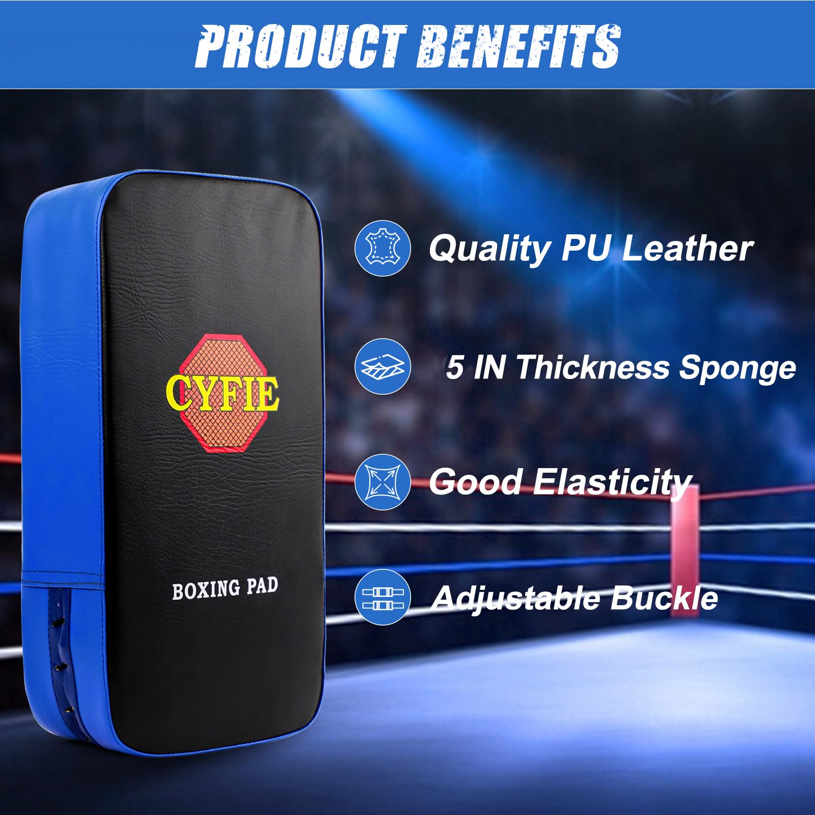 Cyfie kick pad in use outdoors highlighting portable training capability