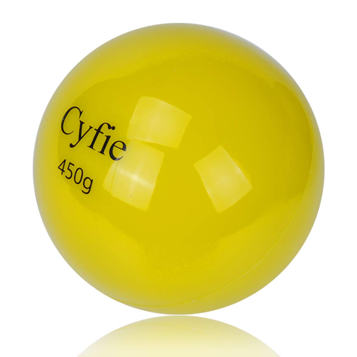 Cyfie label and weight marking close-up confirming 16 oz training specification