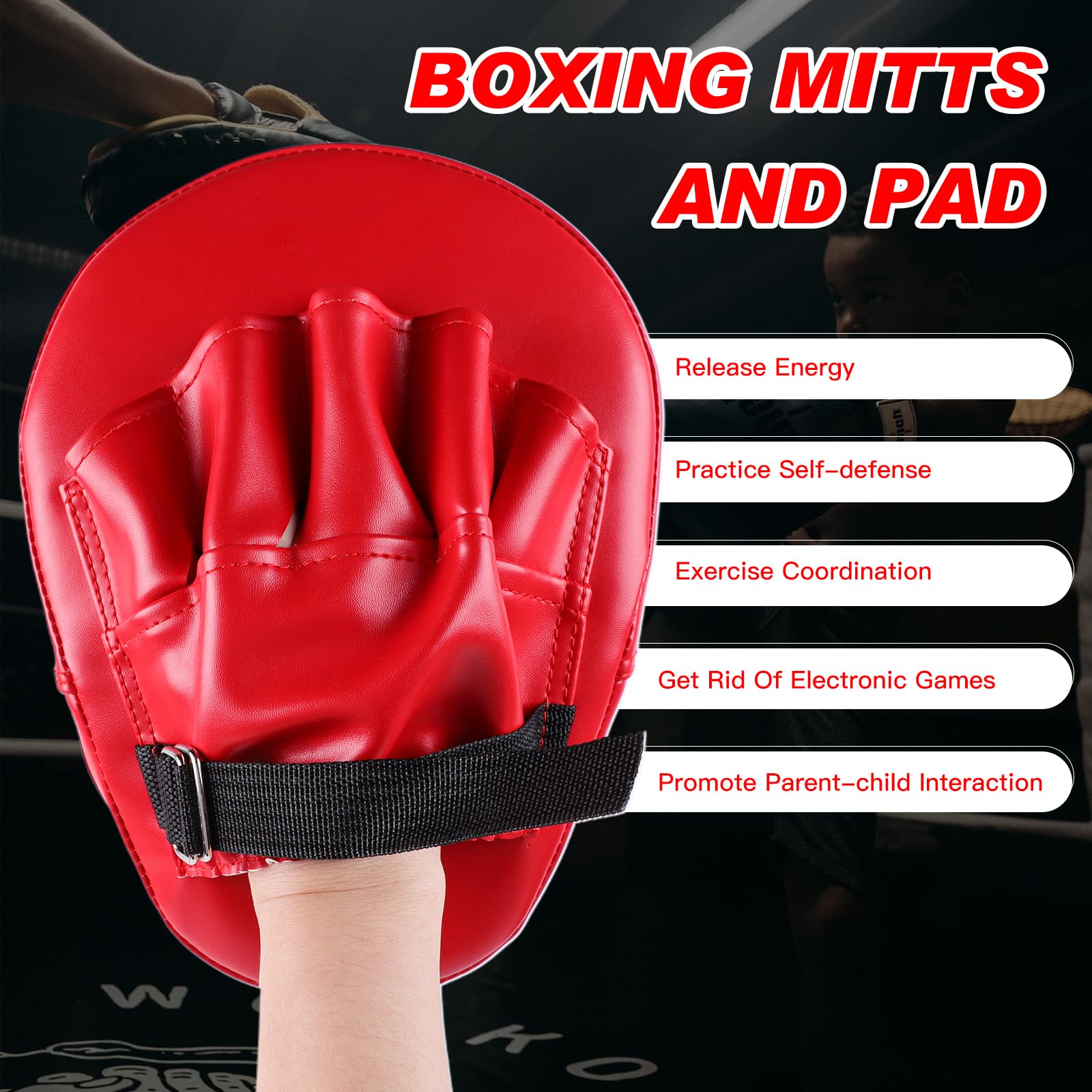CYFIE curved mitts side profile demonstrating ergonomic hand fit benefit