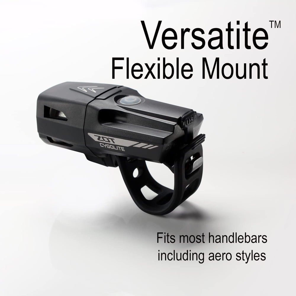 Cygolite Zot daytime flash in urban setting increasing rider conspicuity