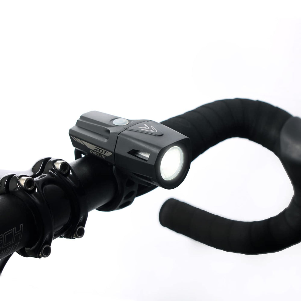 Cygolite Zot held in hand showing compact scale and light weight