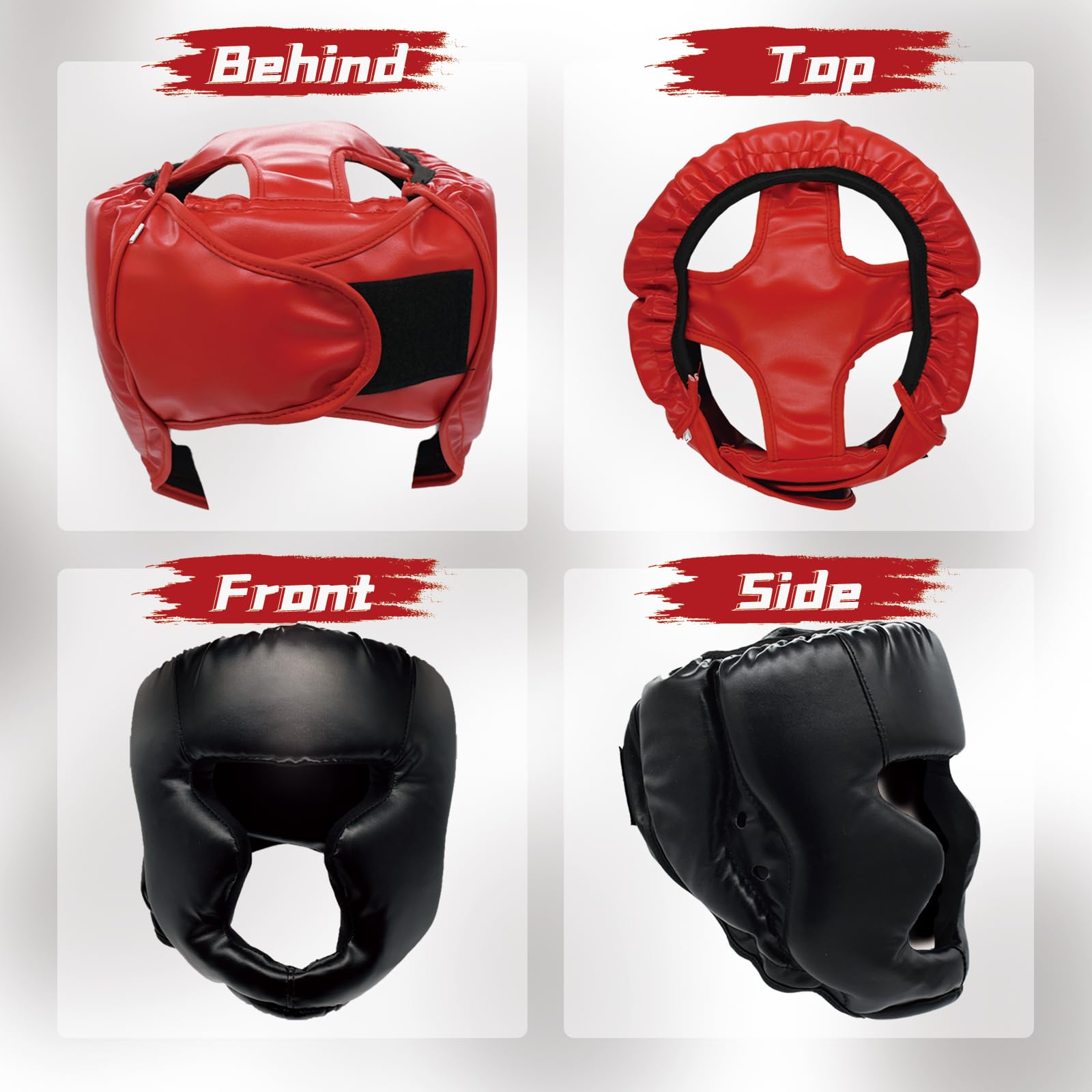 Cyiwniao headgear front profile highlighting padded coverage for confident sparring