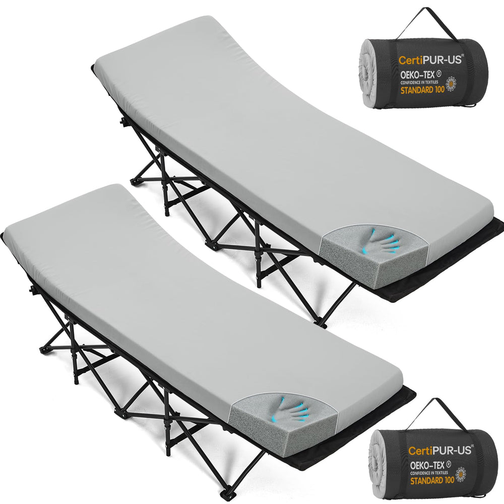 CYMULA cot pad front view showing full surface and fit benefit