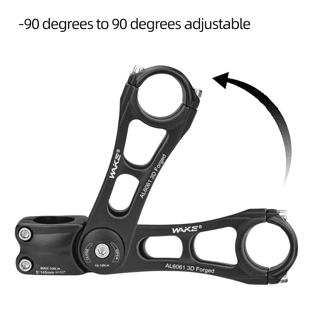 CYSKY stem bar clamp detail showing 31.8mm compatibility and secure hold