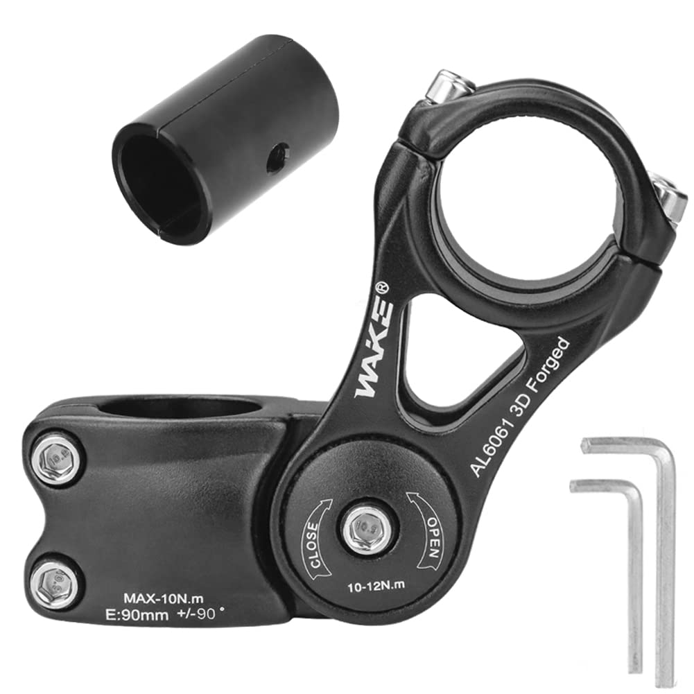 CYSKY stem front view showing compact profile and durable finish for versatile fit
