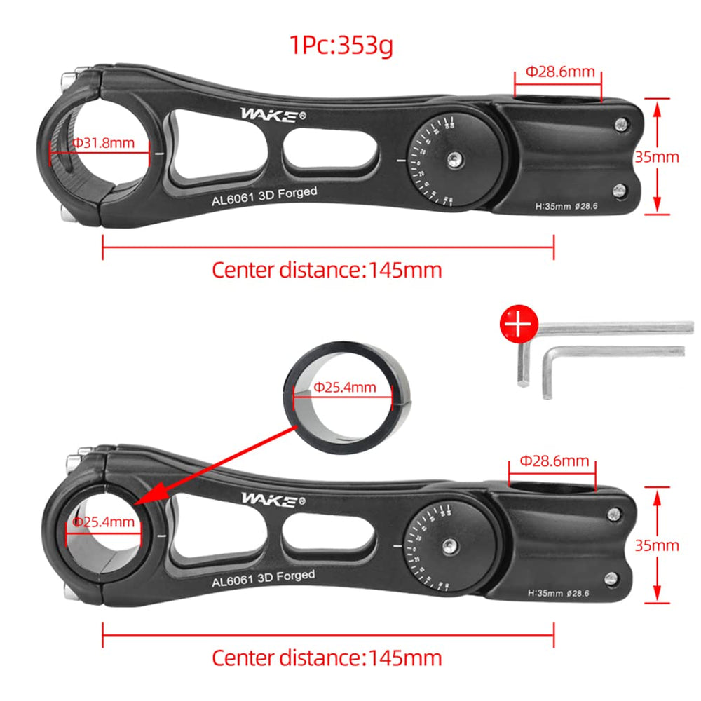 CYSKY stem side angle close-up showing pivot mechanism for adjustable fit