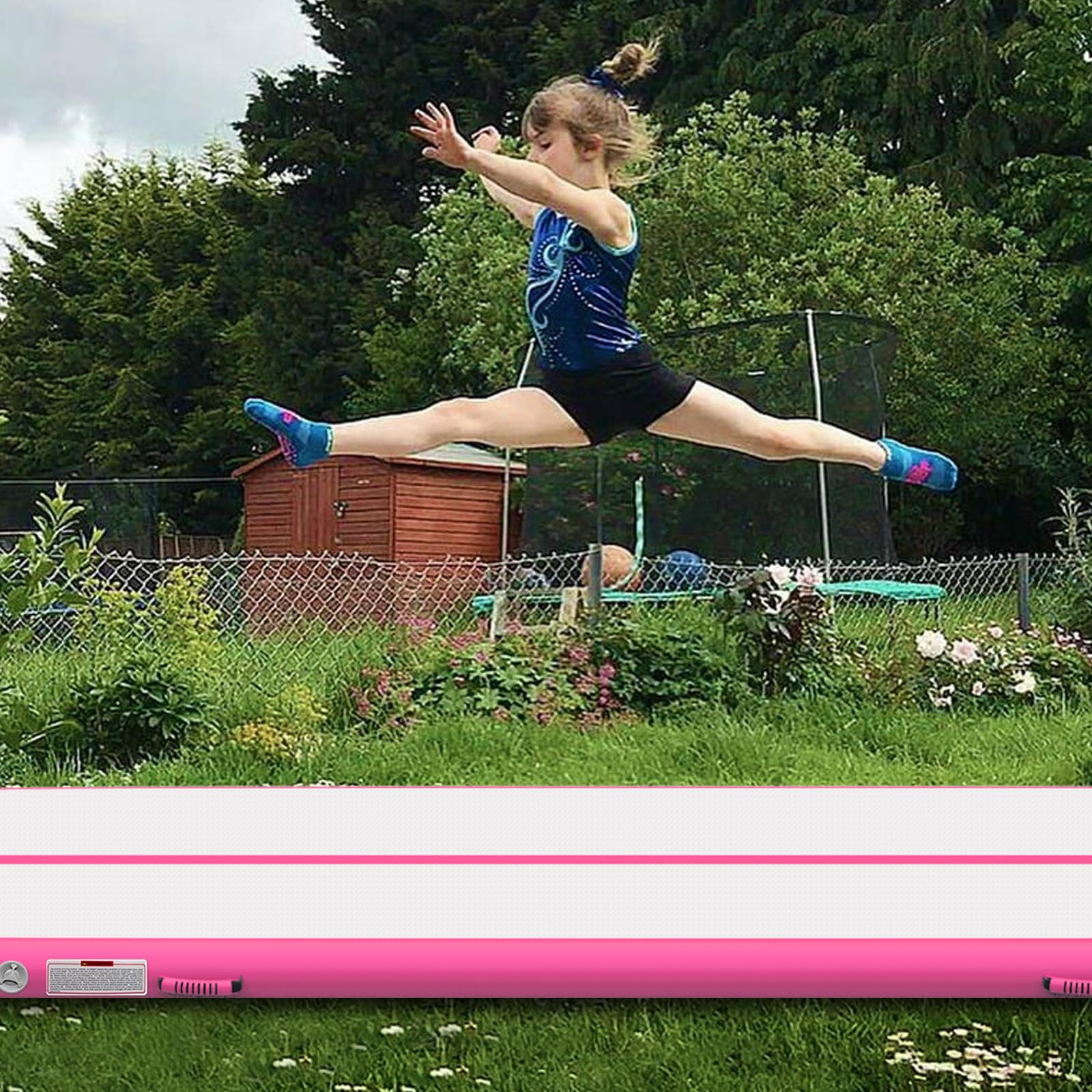 CZGBRO athlete practicing on pink mat demonstrating safe training surface benefit