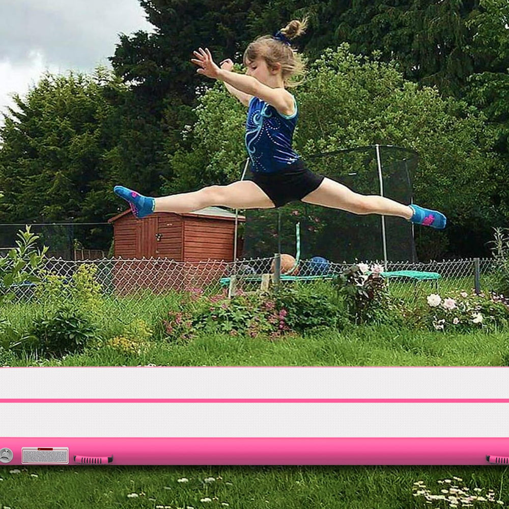 CZGBRO athlete practicing on pink mat demonstrating safe training surface benefit