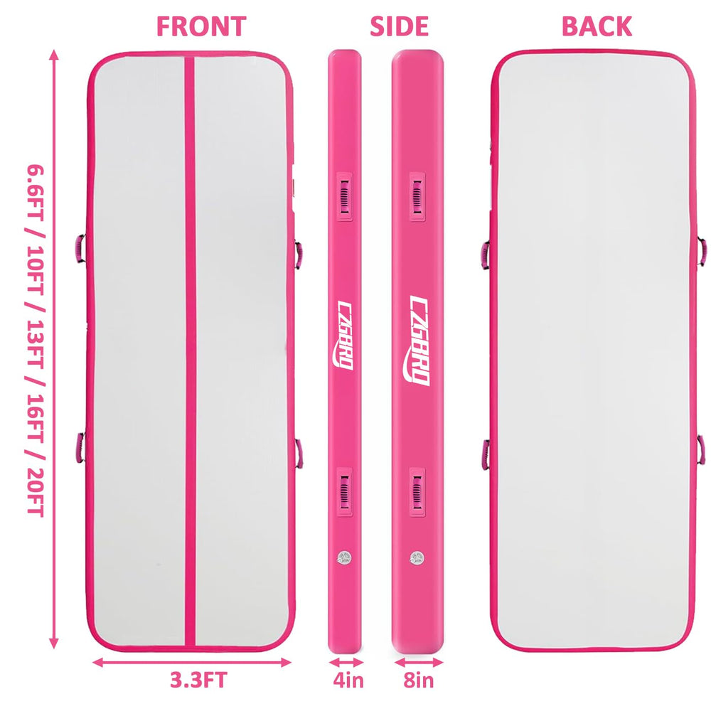 CZGBRO center line guide visible on mat to help athletes maintain alignment