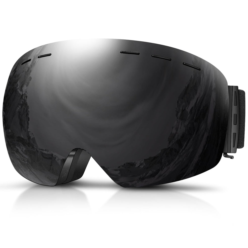 DADA-PRO front view black goggles showing wide field of view benefit