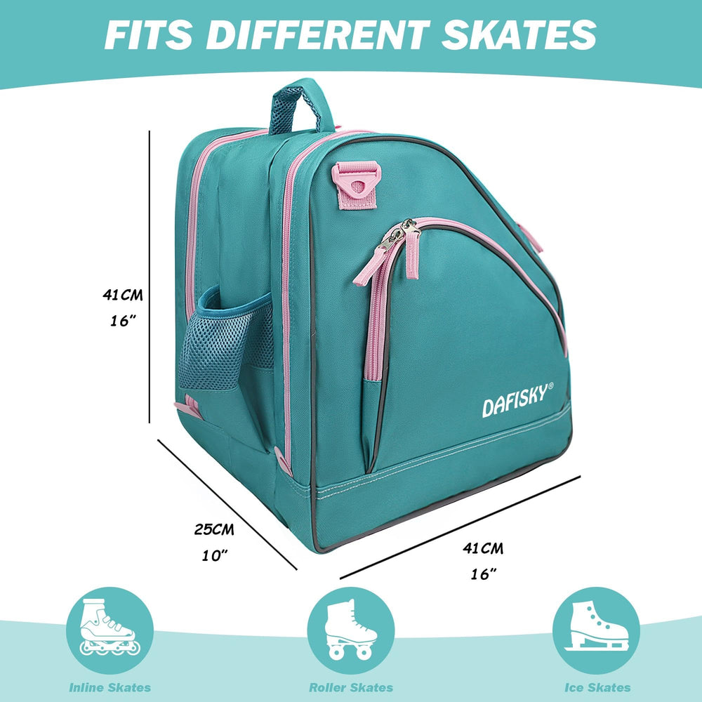 DAFISKY open side compartments displaying skate storage and quick access