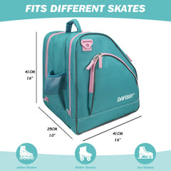DAFISKY open side compartments displaying skate storage and quick access