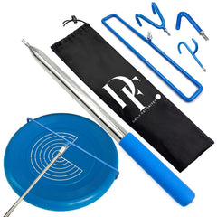 Daily Favorites front view of retriever pole showing folded compact size and brand