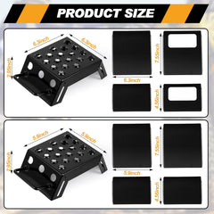 DaisyInner side profile showing stackable design that saves storage space and packs easily