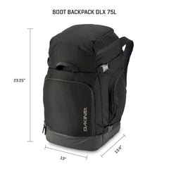 Dakine DLX padded helmet and goggle pockets protecting gear from impact
