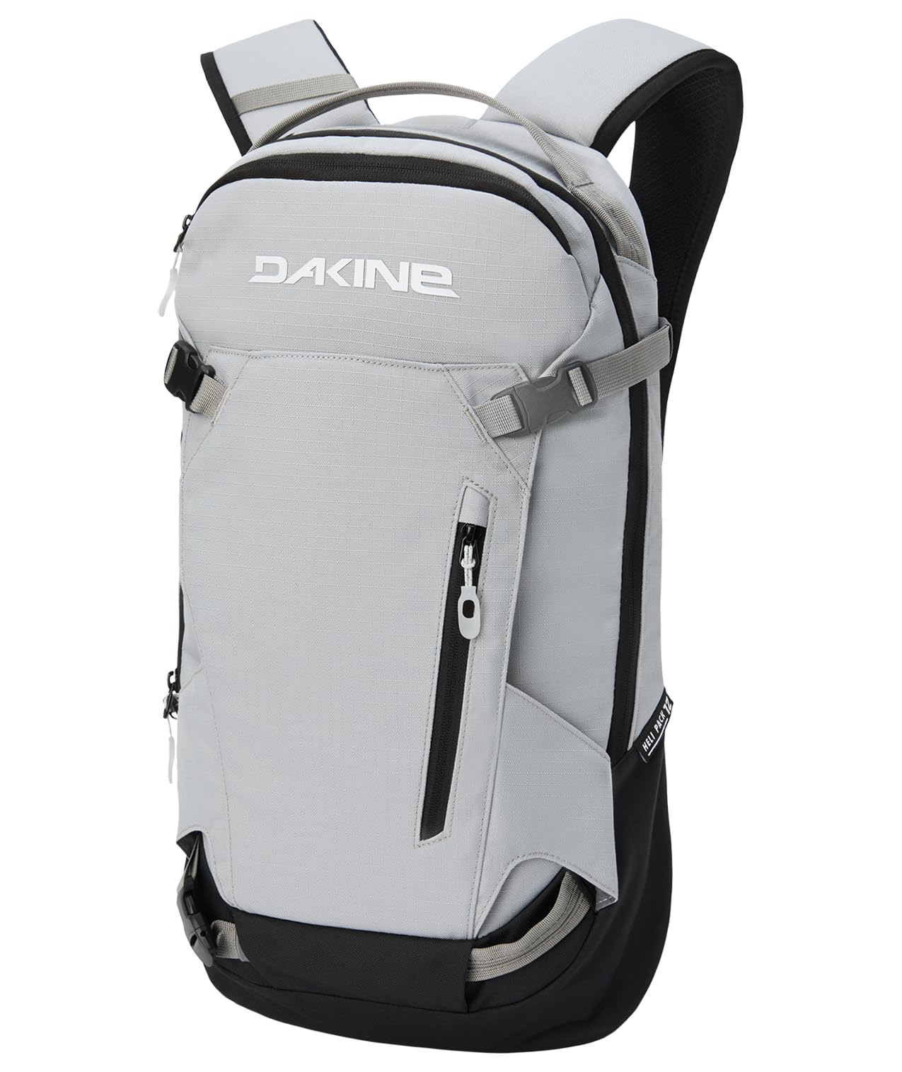 Dakine HELI BACKPACK 12L front view showing straps and compact profile benefits