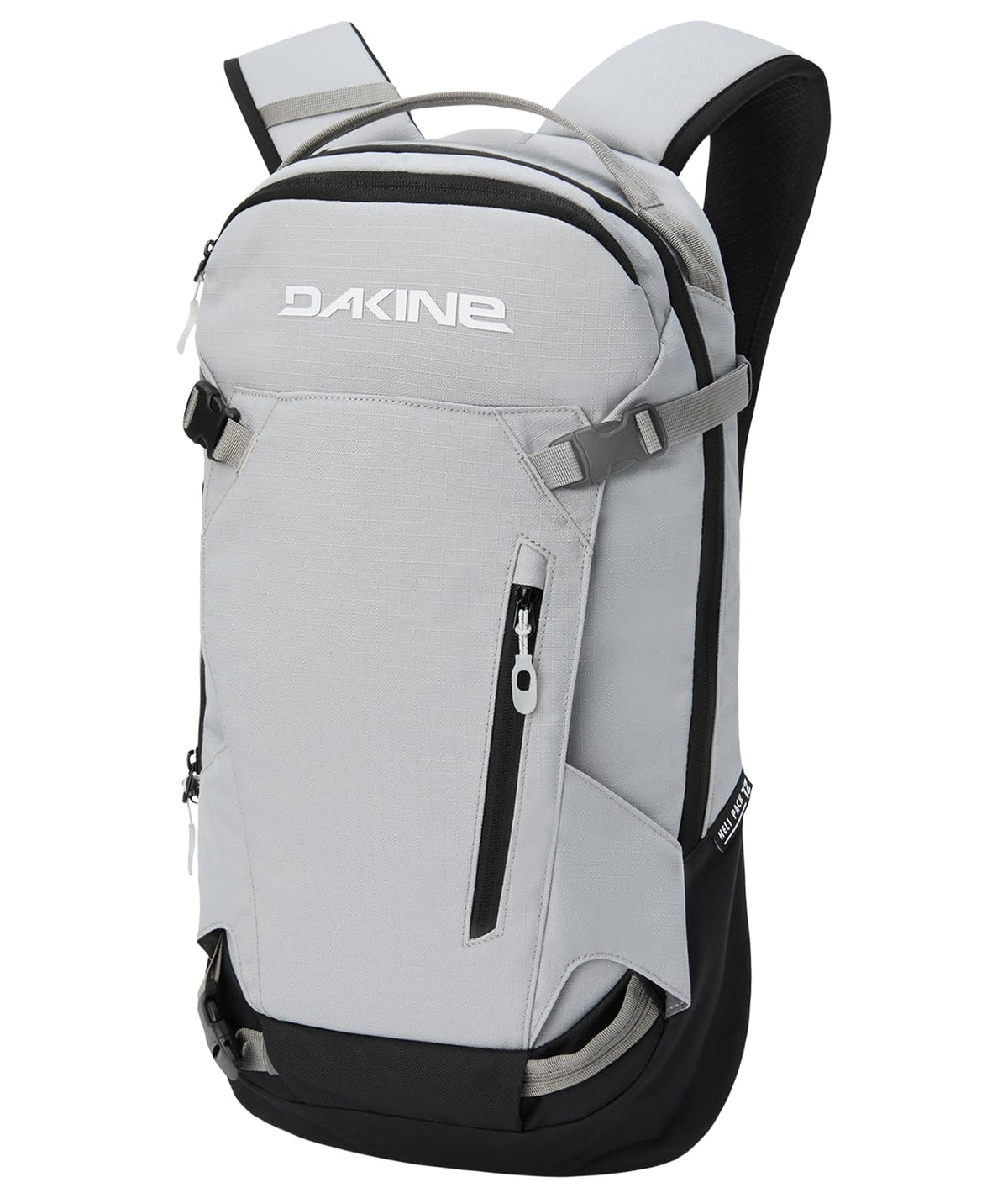 Dakine HELI BACKPACK 12L front view showing straps and compact profile benefits