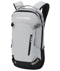 Dakine HELI BACKPACK 12L front view showing straps and compact profile benefits