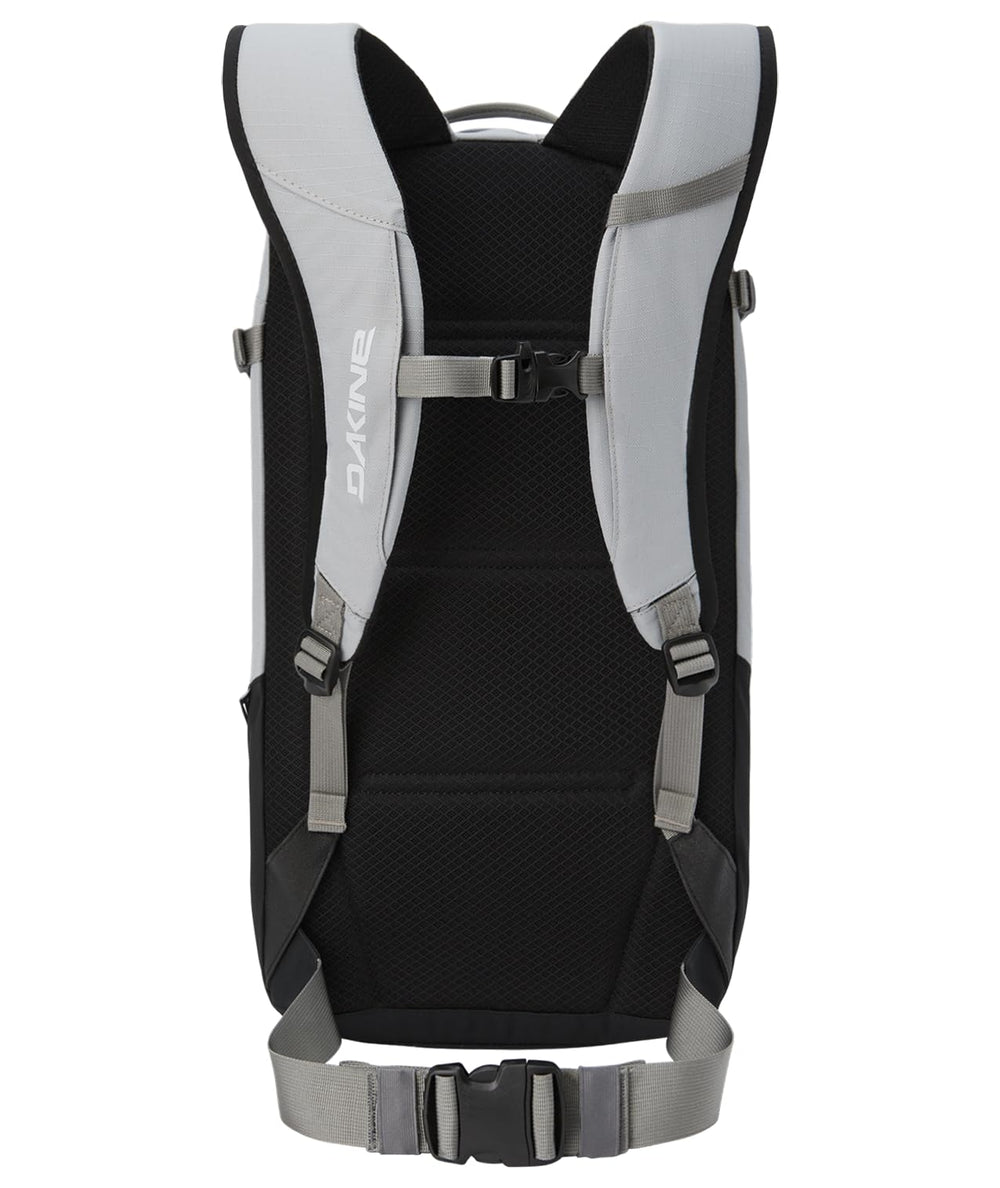 Dakine HELI BACKPACK 12L open with shovel and tool sleeves for fast access