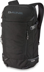 Dakine Heli Pro front view showing carry straps and pockets for organized access