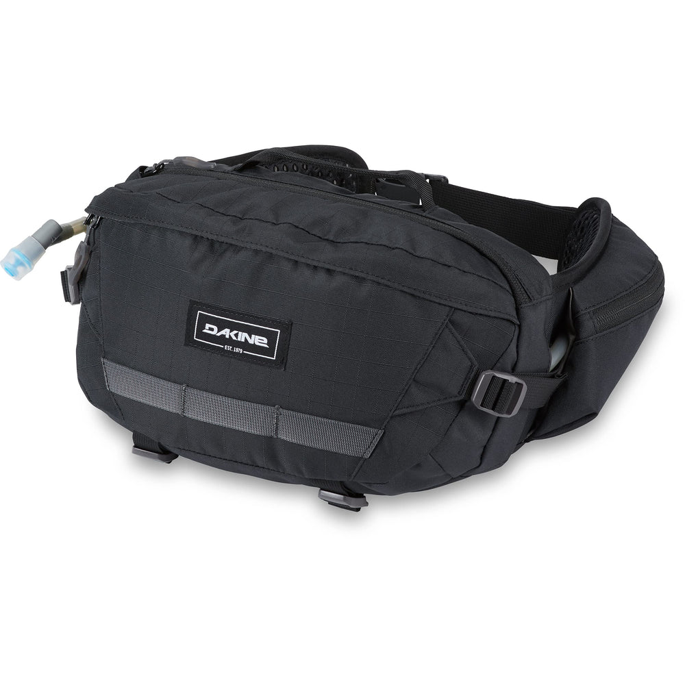 Dakine Hot Laps front view showing compact waistpack and storage benefits