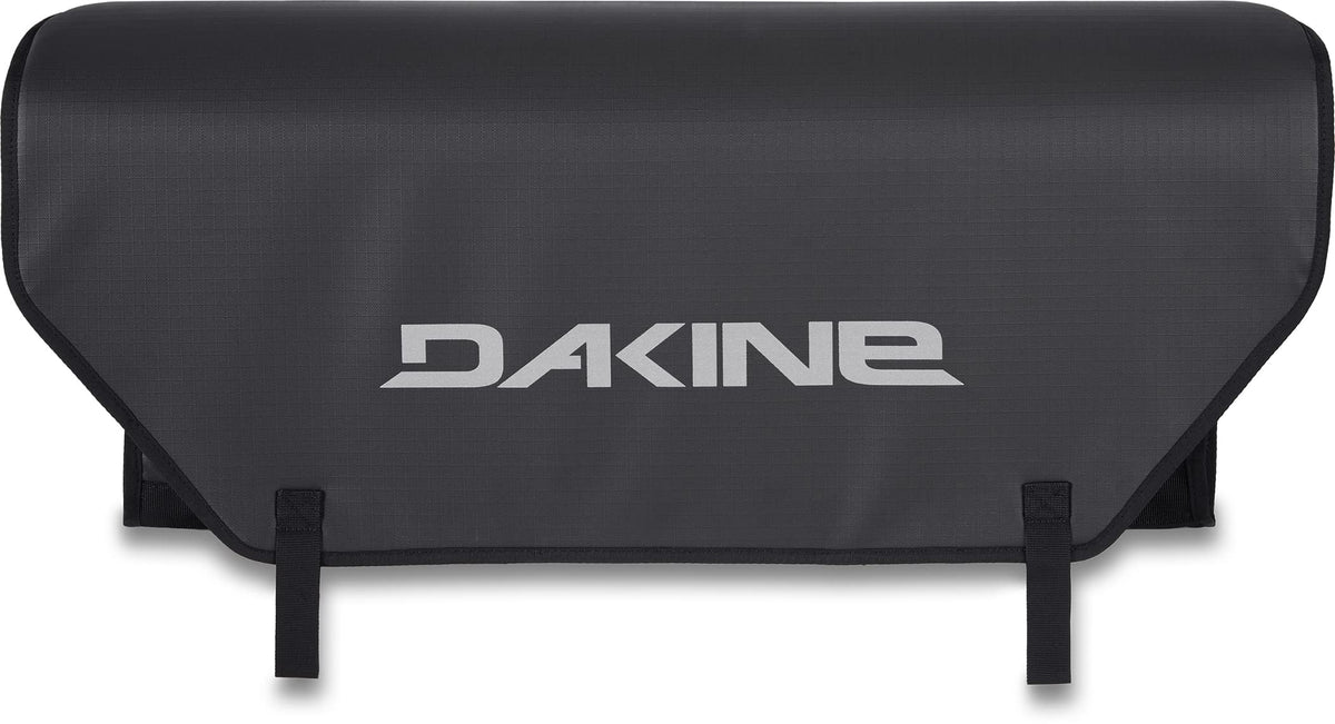 Dakine halfside front view showing fit and protection on tailgate