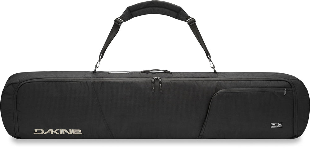 Dakine Tour front view in black showing streamlined silhouette and protection