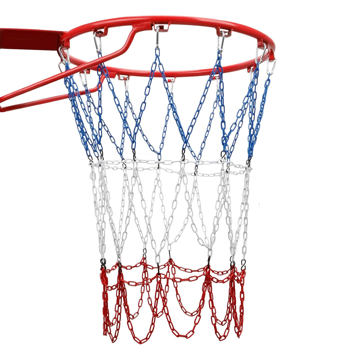 Dakzhou front view of colorful chain net showing durable finish and appeal
