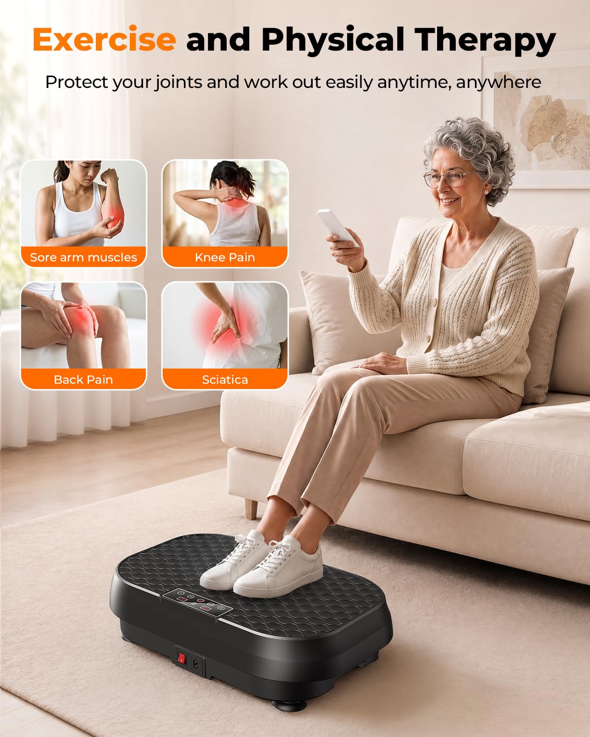 Damkee plate used with resistance bands to expand exercise options benefit