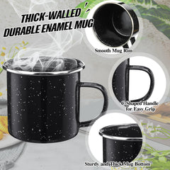 Dandat mug in outdoor camping scene showing portability and practical use