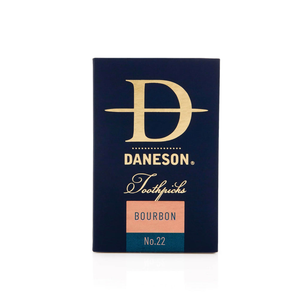 Daneson toothpicks displayed on a restaurant table to add refined after-meal flavor