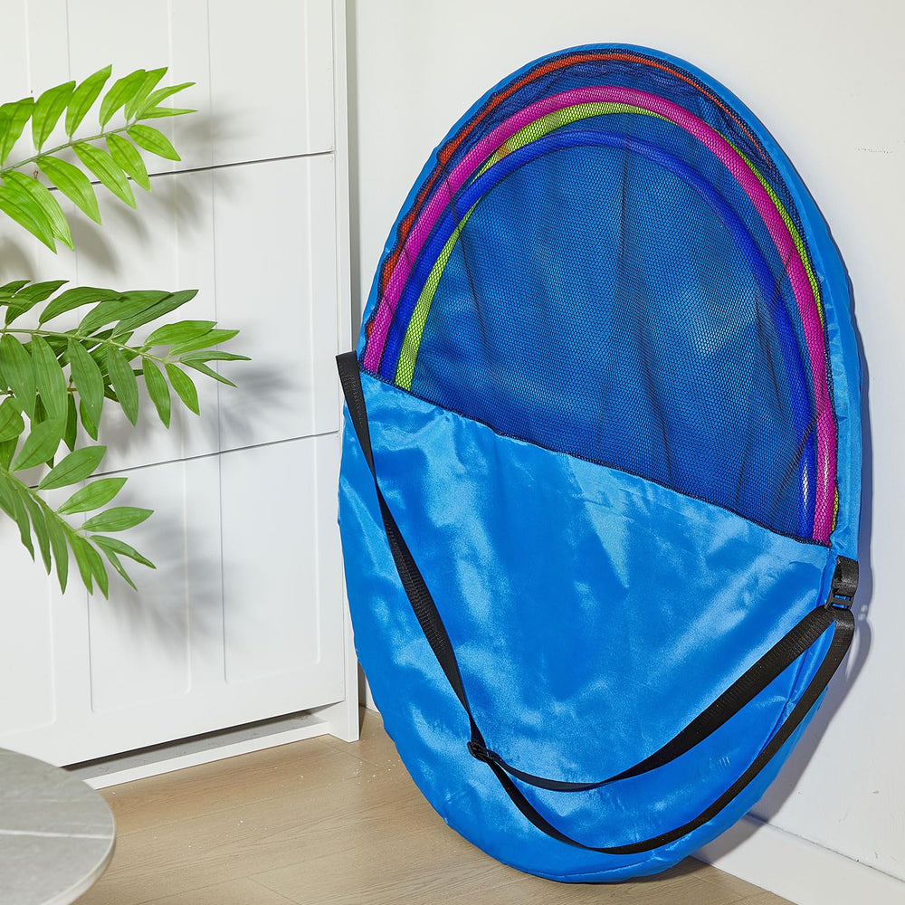 Dansydaisy hoop bag in studio setting highlighting practical everyday use