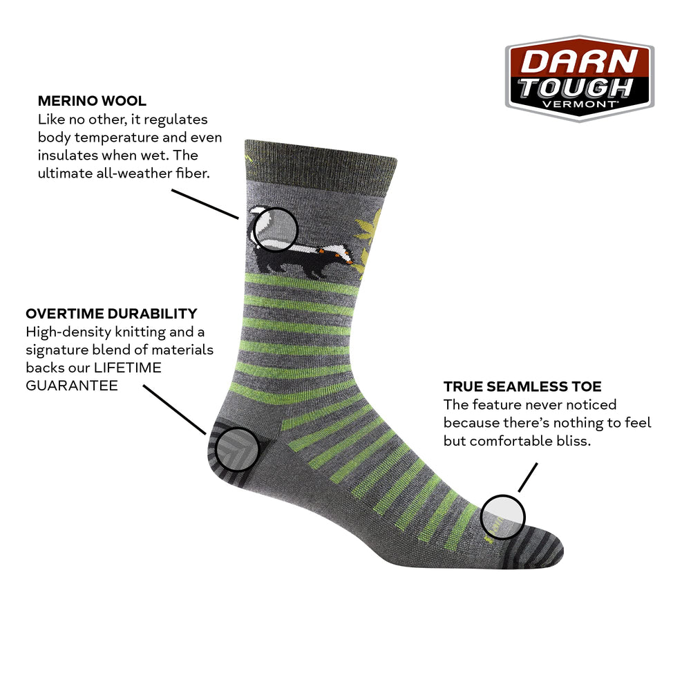 Darn Tough knit texture detail highlighting lightweight Merino breathability