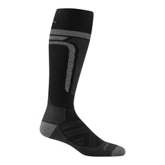 Darn Tough Edge front view showing sock cuff and branding, durable comfort