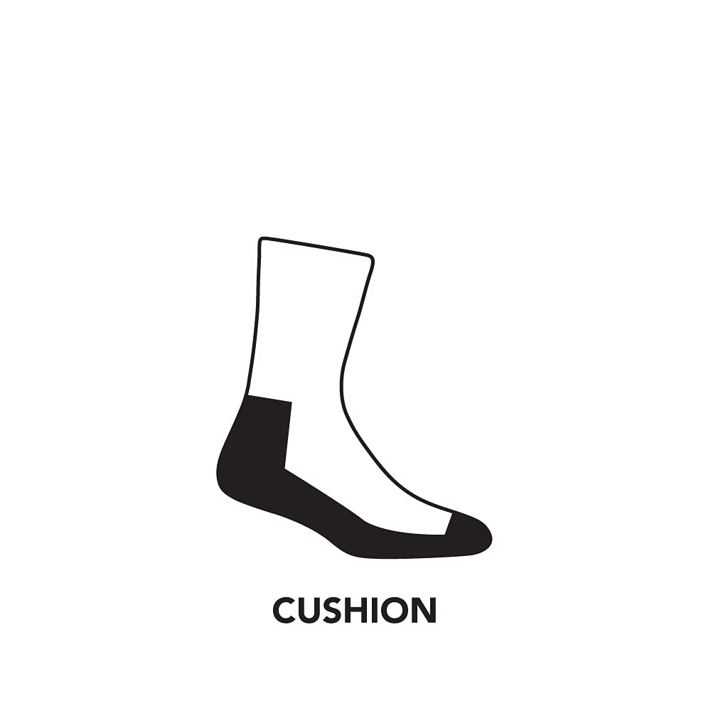 Darn Tough micro crew sock worn in hiking boot showing coverage and fit