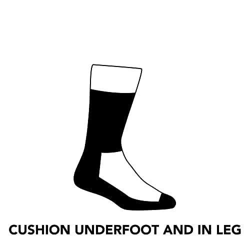 Darn Tough sock beside a ruler showing size and boot-height scale