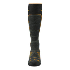 Darn Tough sock inside hunting boot illustrating secure fit and comfort