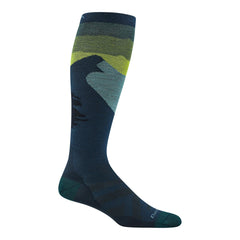 Darn Tough front view showing sock cuff and fit benefits