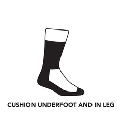 Darn Tough socks on hiker's foot demonstrating protection and trail performance