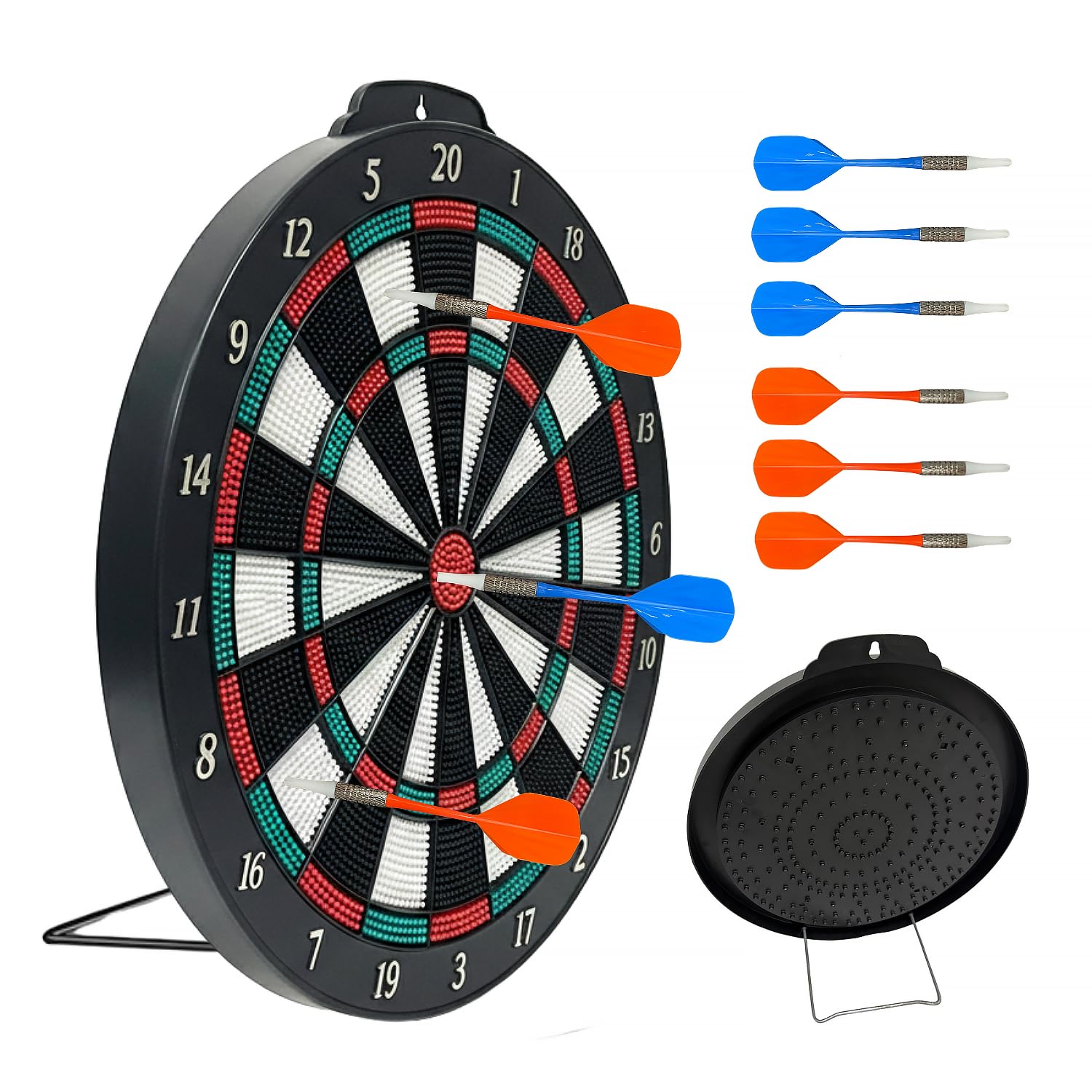 DartVibe front view of board packaging showing ready-to-play benefit