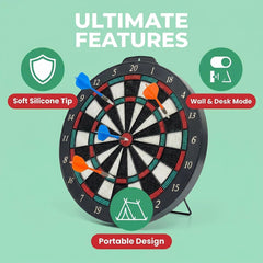 DartVibe metal stand set up showing fast stable placement benefit