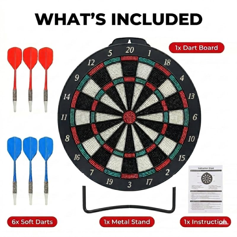 DartVibe full kit contents laid out showing complete play readiness