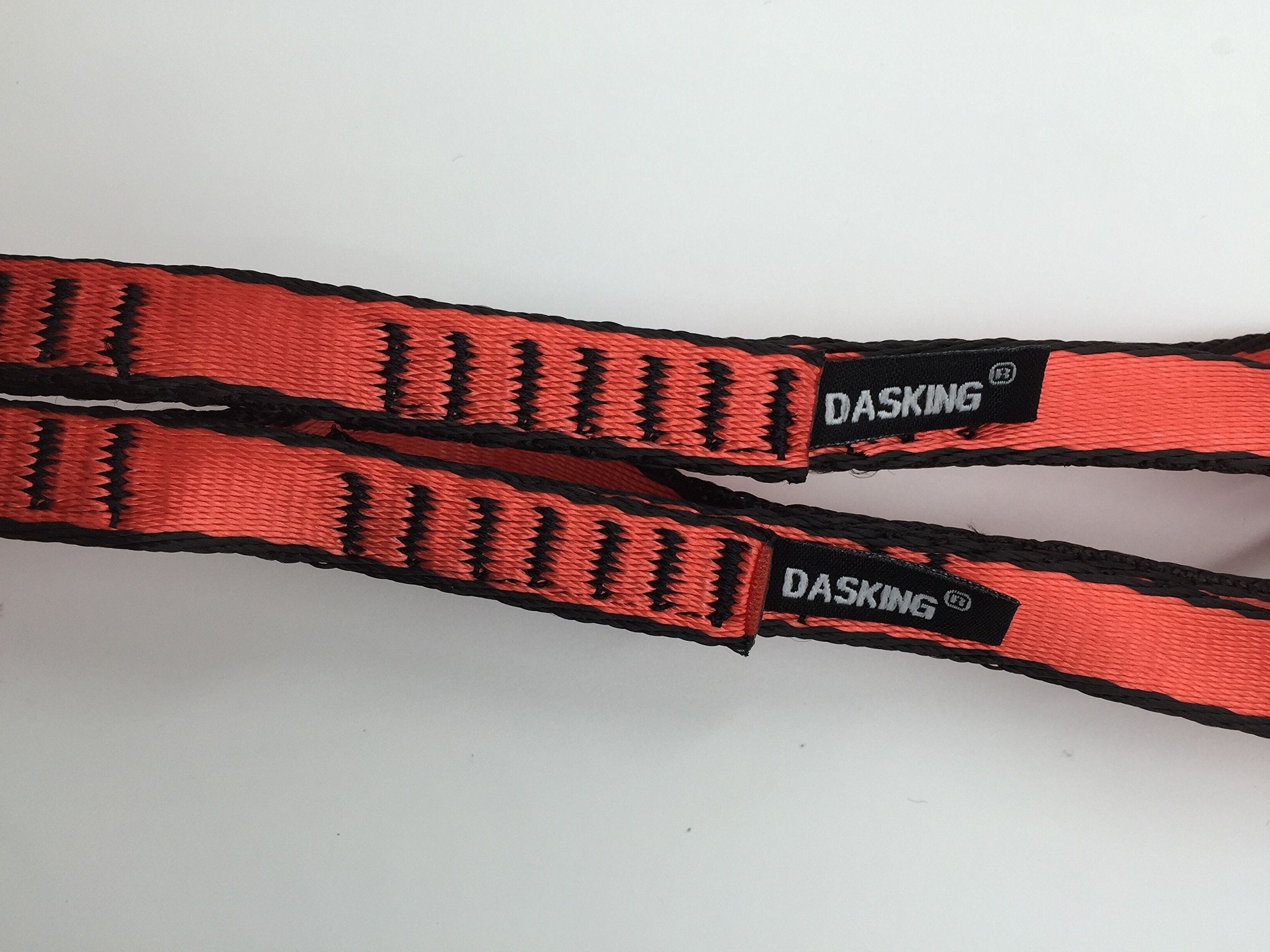 DASKING hardware detail showing O-ring and swivel for certified strength