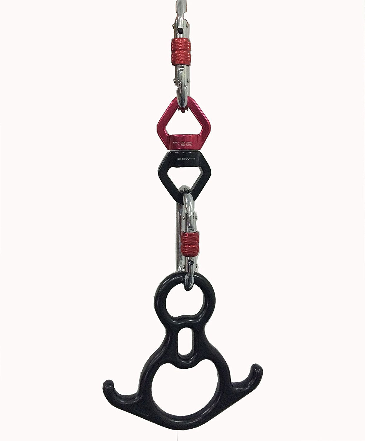 DASKING aerial silks in use in home studio demonstrating versatile workouts