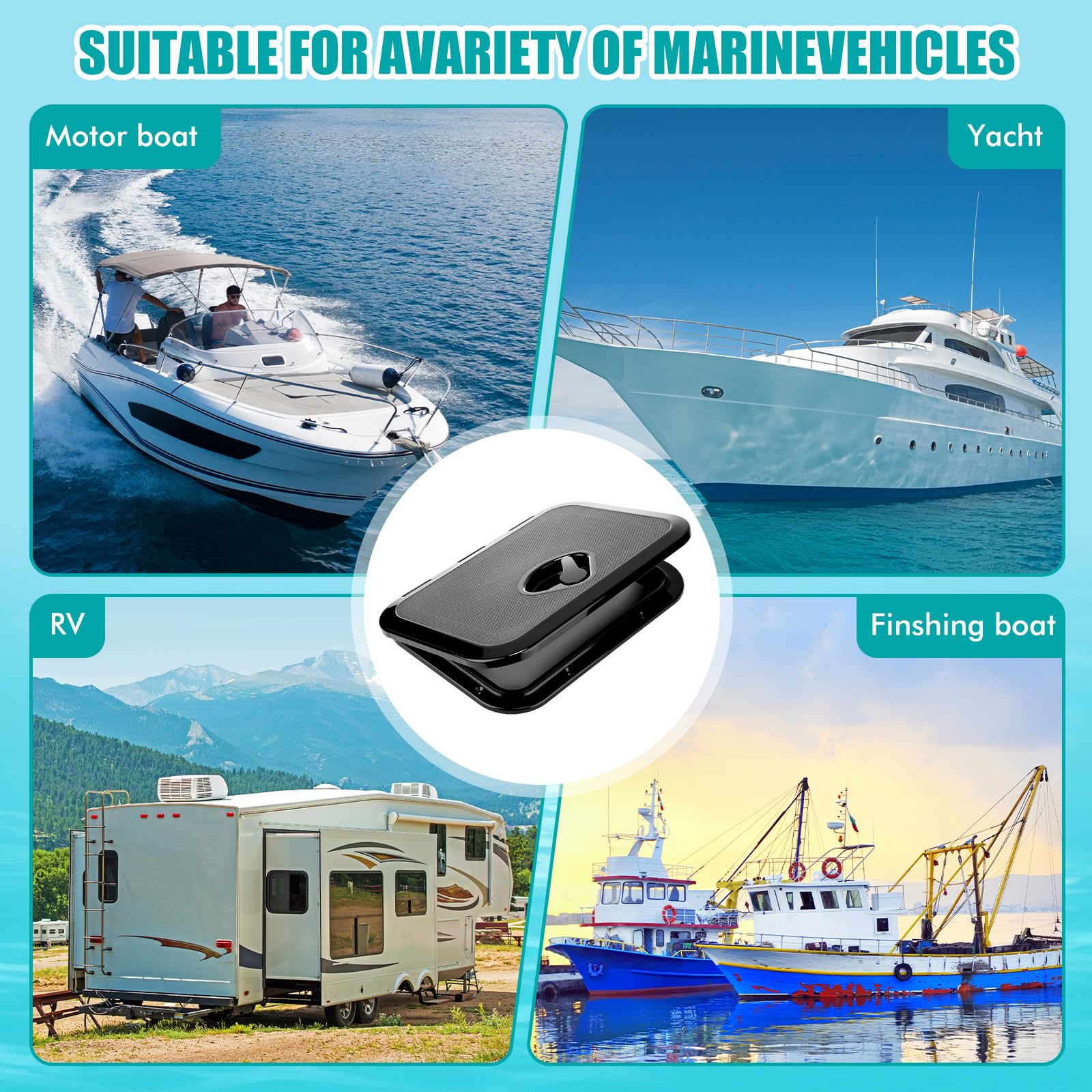 Datanly lifestyle scene on RV and boat showing versatile outdoor use
