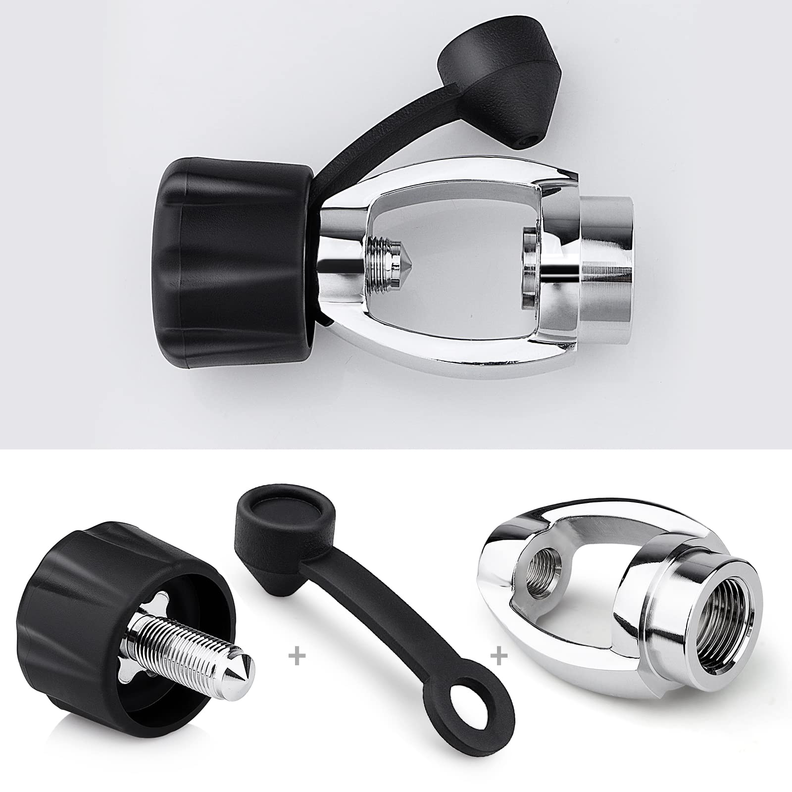Dawitrly converter size comparison next to regulator showing compact portability